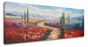 Obraz na plátne KRAJINA 50x140 cm