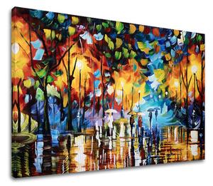 Autorská reprodukcia na plátne MESTO 120x80 cm