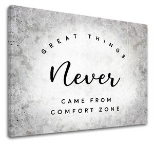 Motivačný obraz na stenu Great things - 20x30 cm