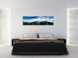 Horský výhľad - moderné obrazy (Obraz 170x50cm)