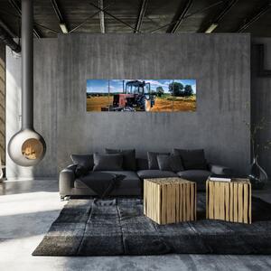 Obraz traktora v poli (Obraz 170x50cm)