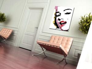 Ručne maľovaný POP Art obraz Marilyn Monroe - 60x80 cm