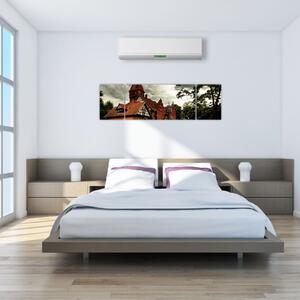 Tehlový dom - obraz (Obraz 170x50cm)