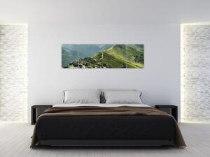 Hrebeň hôr - moderné obrazy (Obraz 170x50cm)