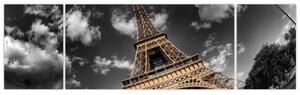 Eiffelova veža - obrazy (Obraz 170x50cm)
