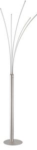 Stojacia lampa LED 3000K matný nikel, opál IP20 GLOBO lighting BIZZY 59229N