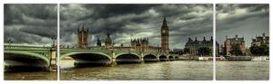 Londýnsky Big Ben - obrazy (Obraz 170x50cm)