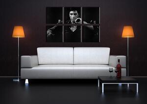 Malovaný POP ART obraz na stěnu SCARFACE-AL PACINO 210x140 cm