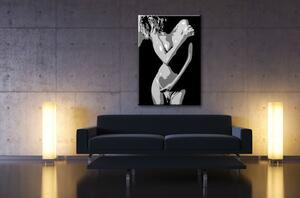 Ručne maľovaný POP Art obraz Nude Woman - 30x40 cm