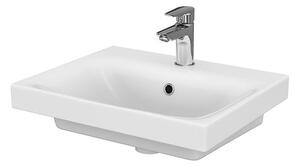 Cersanit Moduo umývadlo 50x40 cm obdĺžnik klasické umývadlo-umývadlo na nábytok biela K116-009