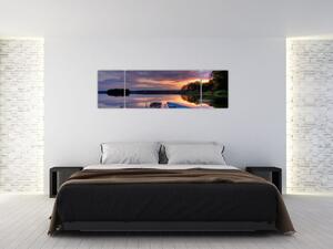 Obraz jazera (Obraz 170x50cm)