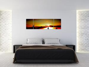 Obraz západu slnka (Obraz 170x50cm)