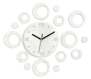 Moderné nástenné hodiny RINGS WHITE white