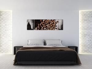 Kávové zrná - obraz (Obraz 170x50cm)