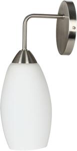 Candellux Modus nástenná lampa 1x60 W biela-niklová 21-10547
