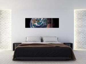 Zemeguľa - obraz (Obraz 170x50cm)