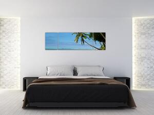 Fotka pláže - obraz (Obraz 170x50cm)