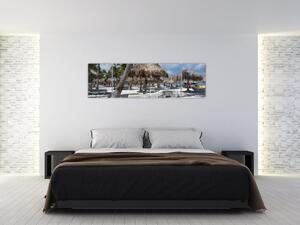 Plážový rezort - obrazy (Obraz 170x50cm)