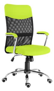 Detská stolička Neoseat TEENAGE — látka, čierna / reflexná zelená