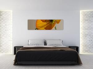Žltý kvet - obraz (Obraz 170x50cm)