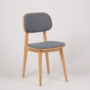 StimaJedálenská stolička LULA soft čalúnená Vyberte variant ->: Dub natural, Vyberte látku ->: LUX Jeans 33