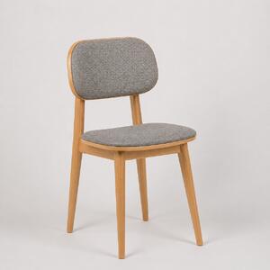 StimaJedálenská stolička LULA soft čalúnená Vyberte variant ->: Dub natural, Vyberte látku ->: LUX Sivá 5