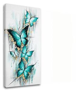 Obraz na plátne MOTÝLE - 110x60 cm
