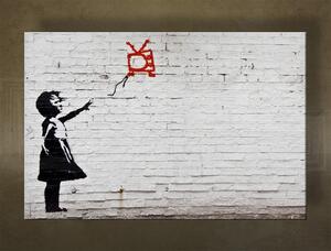 Obraz na plátne Street ART – Banksy - 40x60 cm