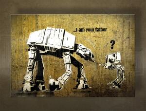 Obraz na plátne Street ART – Banksy - 20x30 cm