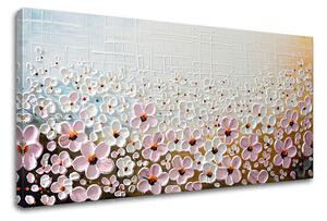 Obraz na plátne KVETY - 90x40 cm