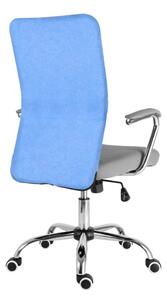 Detská stolička MOON - látka, viac farieb sivo-modrá