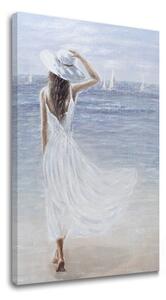 Obraz na plátne ŽENA A MORE - 40x60 cm