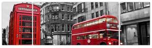 Londýnska ulice - obraz (Obraz 170x50cm)