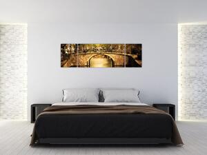 Most cez rieku - obraz (Obraz 170x50cm)