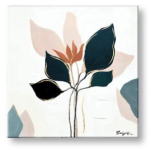 Obraz na plátne LISTY - 50x50 cm