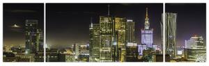 Obraz nočného mesta (Obraz 170x50cm)