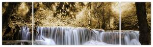 Vodopády - obraz (Obraz 170x50cm)