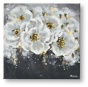 Obraz na plátne KVETY - 50x50 cm