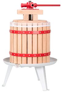 Stolný lis na ovocie drevený mechanický - 12 L