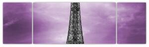 Abstraktný obraz Eiffelovej veže - obraz (Obraz 170x50cm)