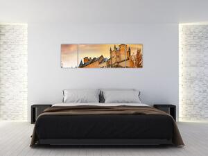 Obraz hradu (Obraz 170x50cm)