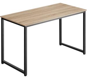 Tectake 404468 pracovný stôl flint - industrial svetlé drevo, dub sonoma, 140 cm