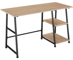 Tectake 404697 písací stôl paisley 120x50x73,5cm - industrial svetlé drevo, dub sonoma
