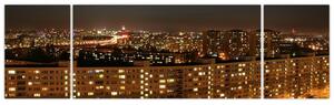 Nočné mesto - obraz (Obraz 170x50cm)
