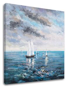 Obraz na plátne LODE - 50x50 cm