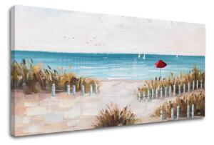 Obraz na plátne PLÁŽ - 80x40 cm