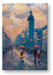 Obraz na plátne PRECHÁDZKA MESTOM - 40x60 cm