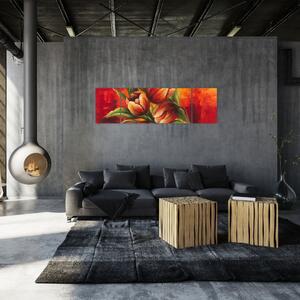 Obraz tulipánov na stenu (Obraz 170x50cm)