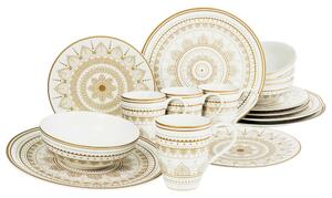 KOMBINOVANÝ SERVIS, 16-dielne, kamenina Creatable - Online Only bytové doplnky, Online Only