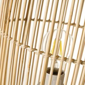 Stojacia lampa v prírodnej farbe s bambusovým tienidlom (výška 88 cm) Natural Way - Casa Selección